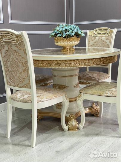 Обеденный набор столы и стулья новые