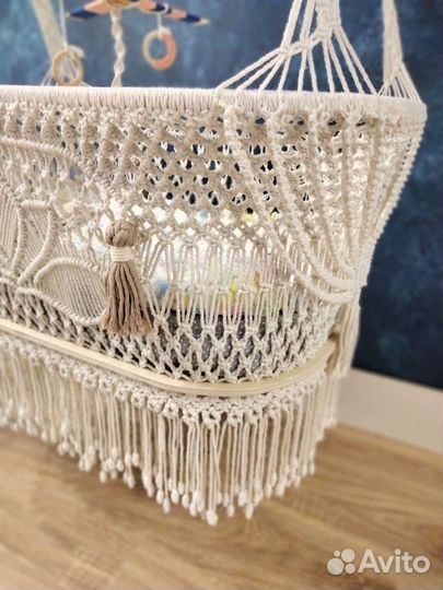 Колыбель детская макраме