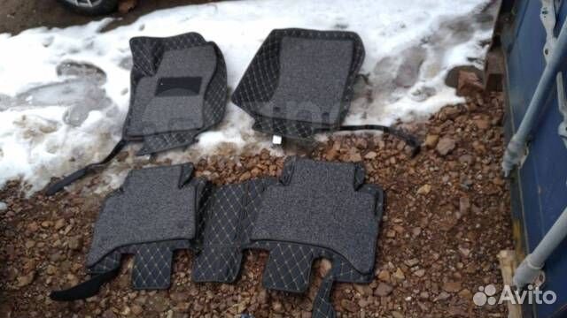 3D Коврики в салон Prado 150 (2-х слойные ) левый