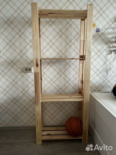 Стеллаж IKEA деревянный
