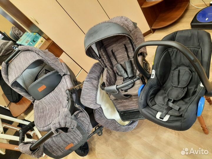 Коляска 3 в 1 Baby Merc