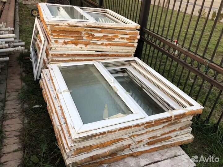 Окна и двери пластиковые бу