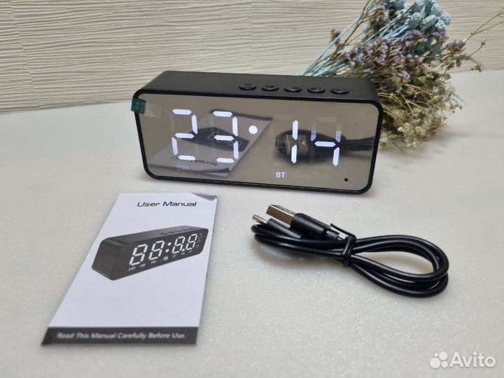 Будильник с Bluetooth колонкой