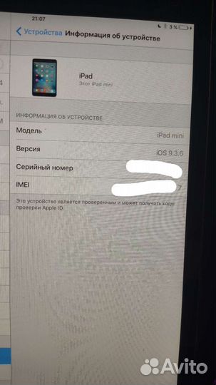 iPad mini WI-FI, cellular