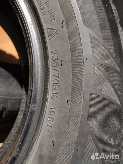 Шины 235 70r16 зимние б/у