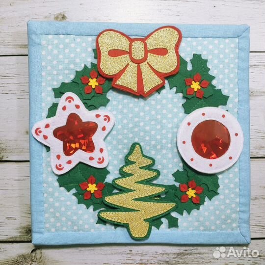 Развивающая книга из фетра 