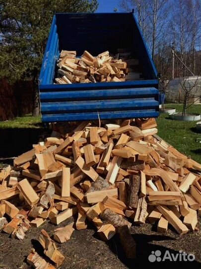 Дрова березовые. Колотые