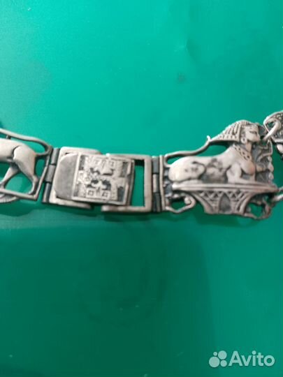 Серебряный комплект винтаж ожерелье,серги