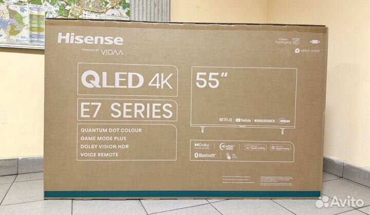 Телевизор Hisense 55E7KQ 4K UHD SMART TV qled