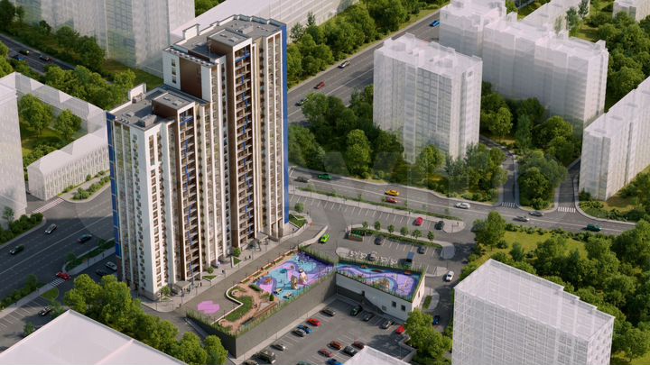 2-к. квартира, 67,3 м², 9/24 эт.