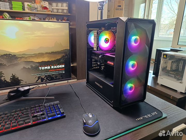 Игровой топ комп Intel 12400F+ RTX 4060