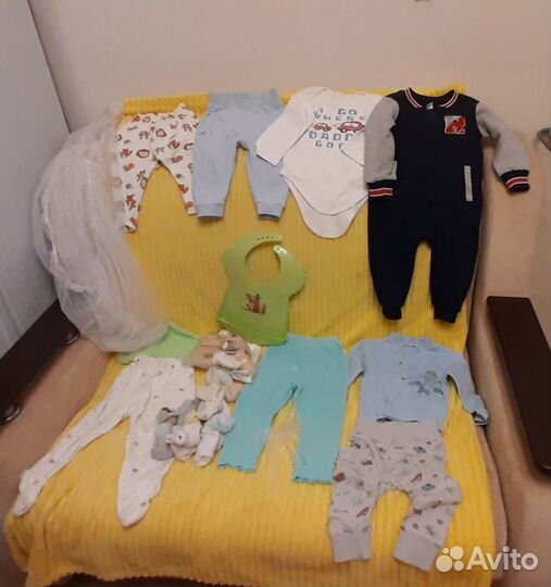 Детские вещи пакетом для мальчика 80