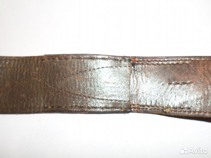 Военный кожаный ремень