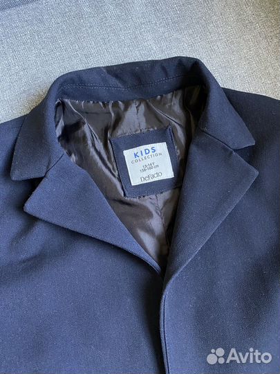 Школьный костюм синий 164 р пиджак/брюки