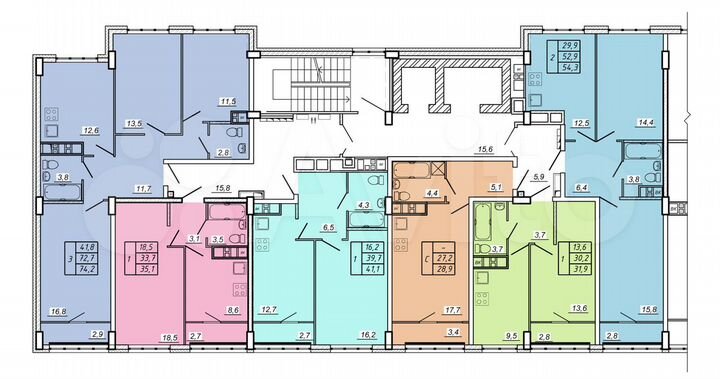 Квартира-студия, 28,9 м², 5/17 эт.