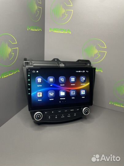 Магнитола на Honda accord 7