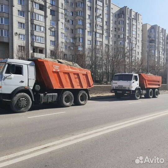 Песок карьерный с доставкой