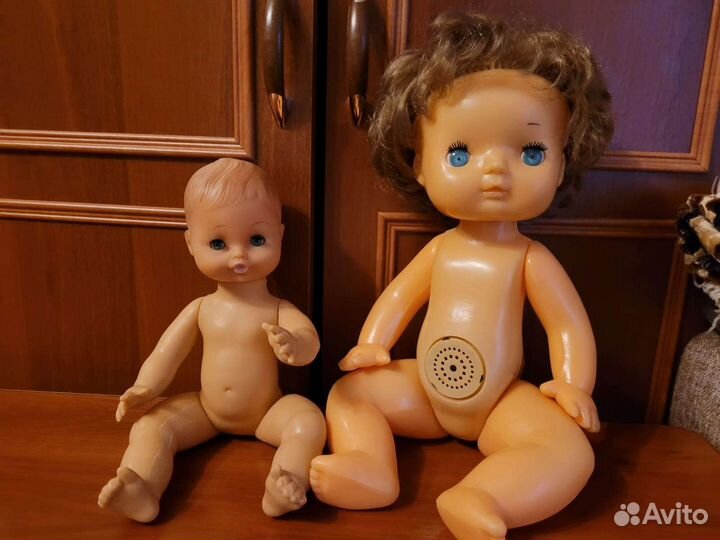 Кукла Анюта и Пупс ГДР