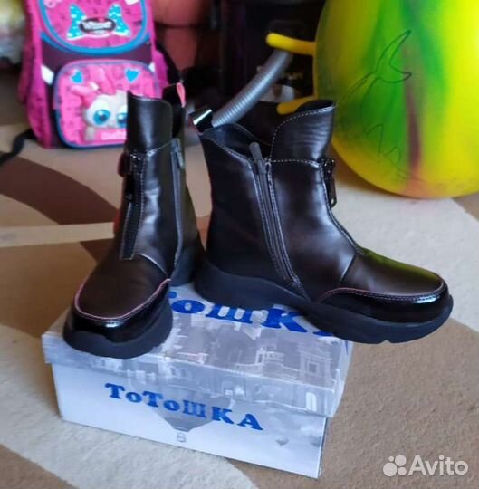Ботинки осенние для девочки 35 размер
