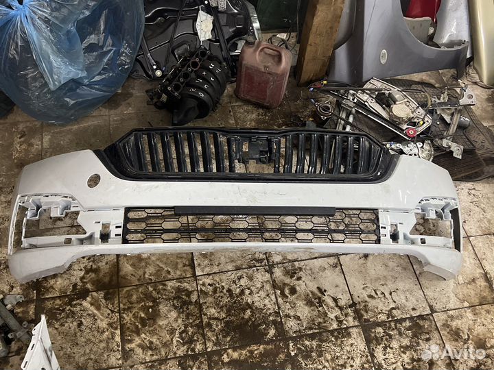 Передний бампер шкода октавия А 8