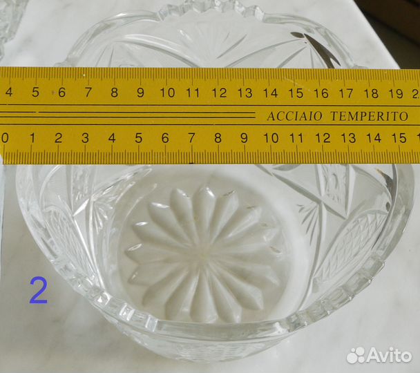 Салатник хрустальный