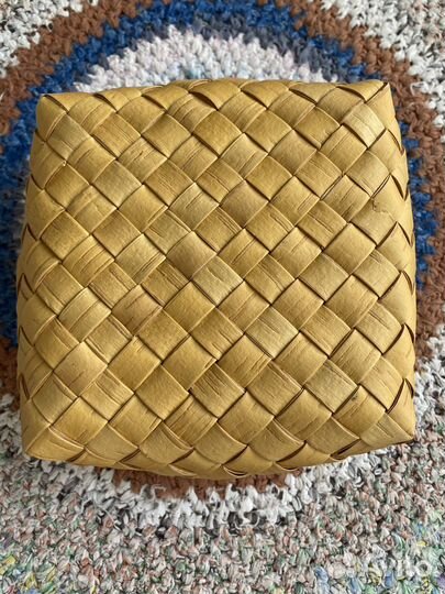 Корзинка из бересты, авторская работа