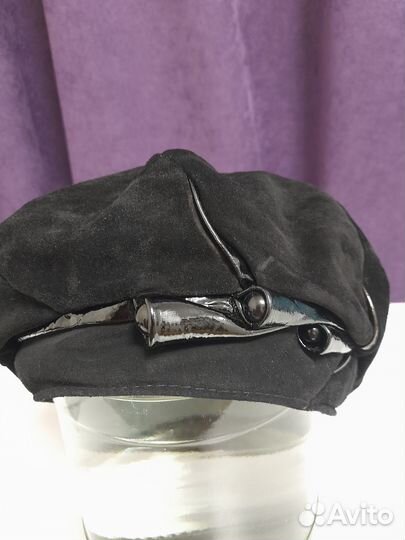 Берет из нат. замши женский