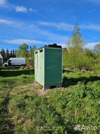 Летний душ с хозблоком