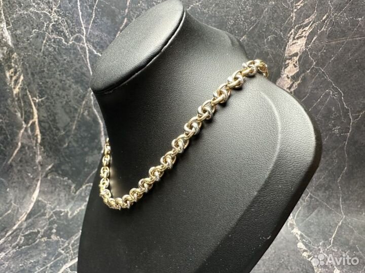 Золотая цепь 585 пробы массой 17.05 грамм (45см)