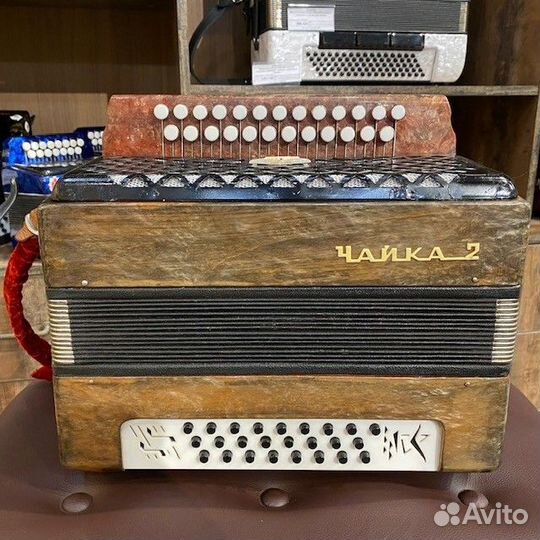 Шуйская гармонь «Чайка» 2 25х25-II 2-х голосная. Ц
