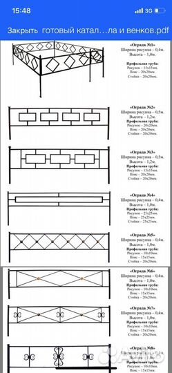 Ограды,опт и розница