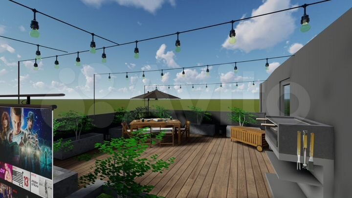 3-к. квартира, 90 м² (Кипр)