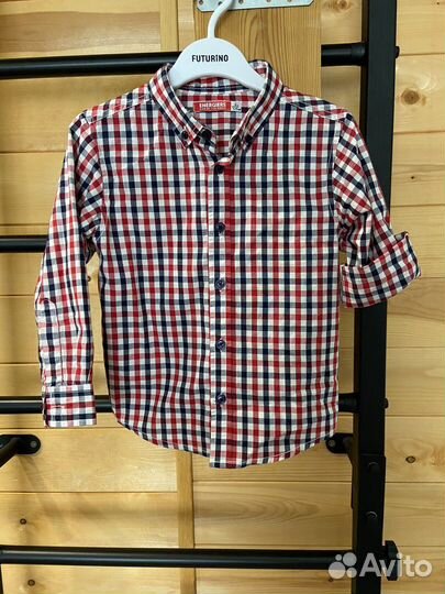 Рубашка пиджак пакетом на мальчика 104-110