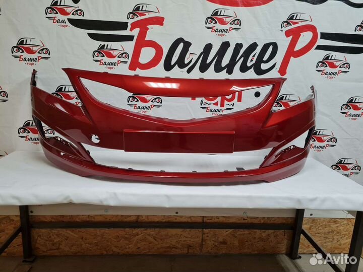 Бампер передний Hyundai Solaris 2014-2017 г. в