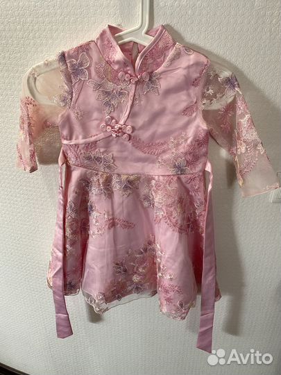 Китайское Платье на девочку 116 см