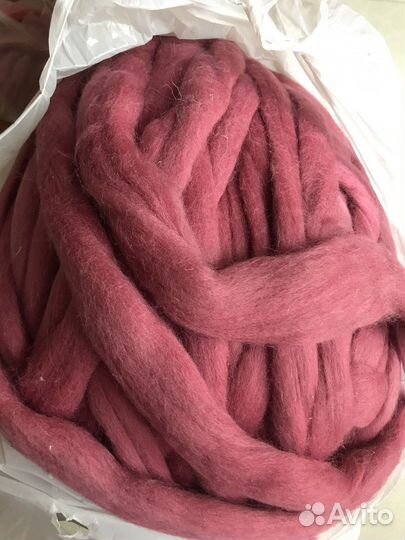 Толстая пряжа меринос