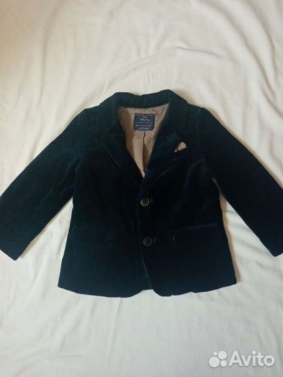 Пиджак zara 12/18m,86см