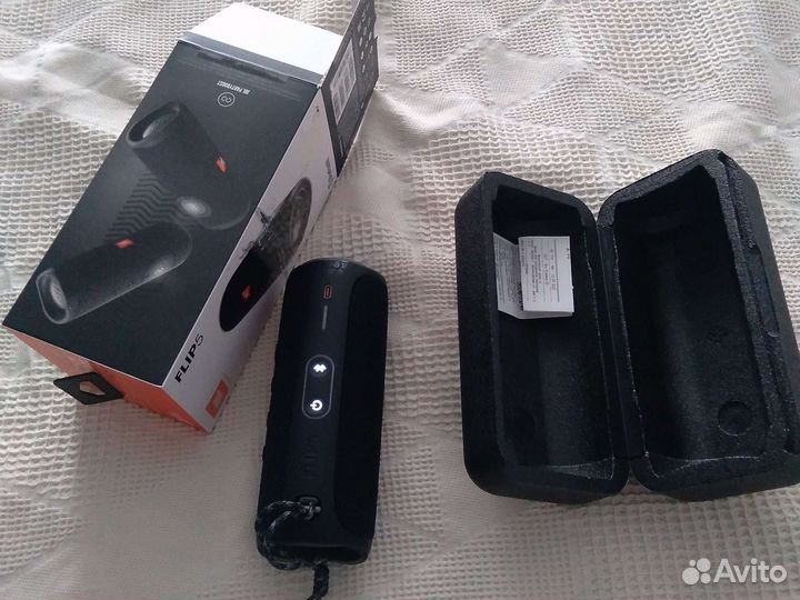 Колонка jbl flip 5, черная