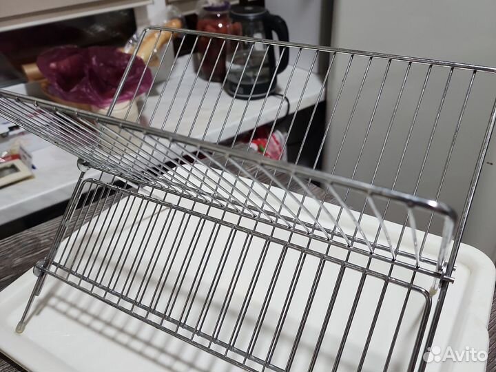 Сушилка для посуды хромироыанная