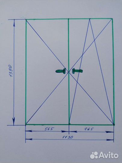 Окно пластиковое бу