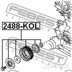 Ролик обводной комплект 2488KOL