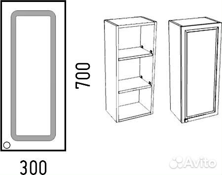 Шкаф Corozo Классика 30