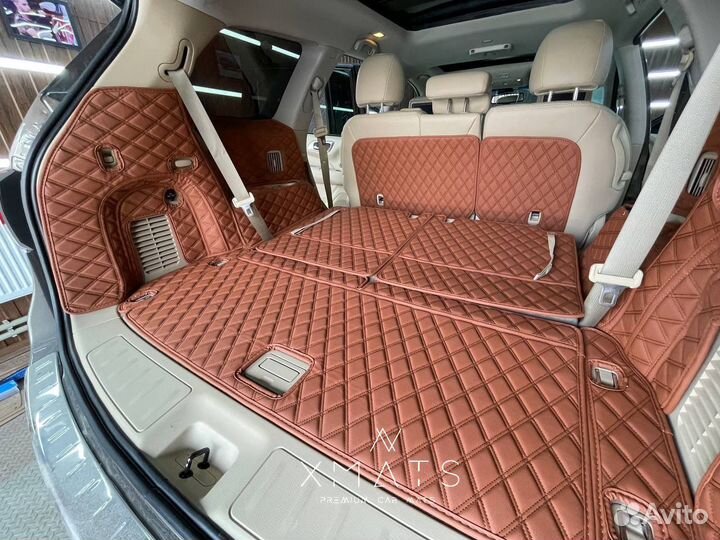 3D Коврики в багажник для Nissan Pathfinder 4