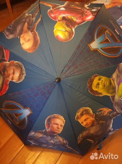 Зонт трость огромный Марвел Marvel