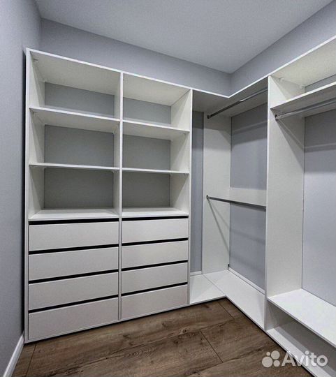 Гардеробная с фабрики