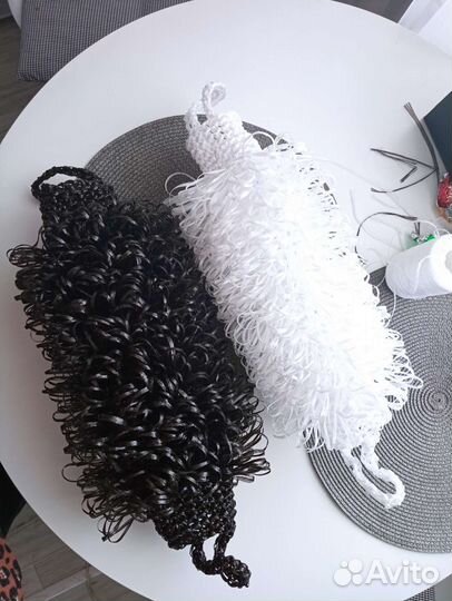 Мочалка ручной работы