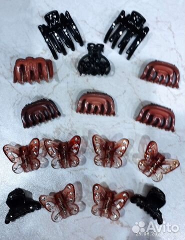 Маленькие крабики для волос