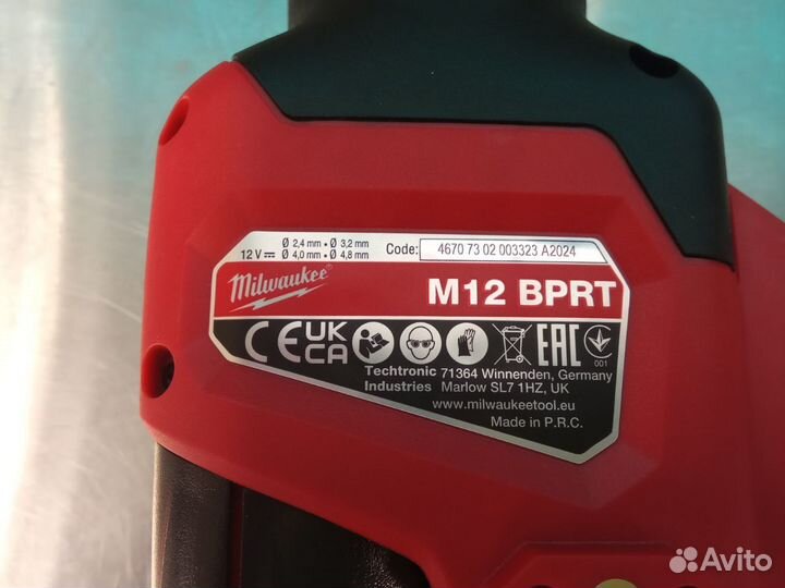 Заклепочник Milwaukee M12 bprt-201X