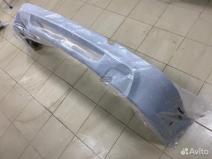 Накладка на задний бампер Ford Focus 2 Дорестайл