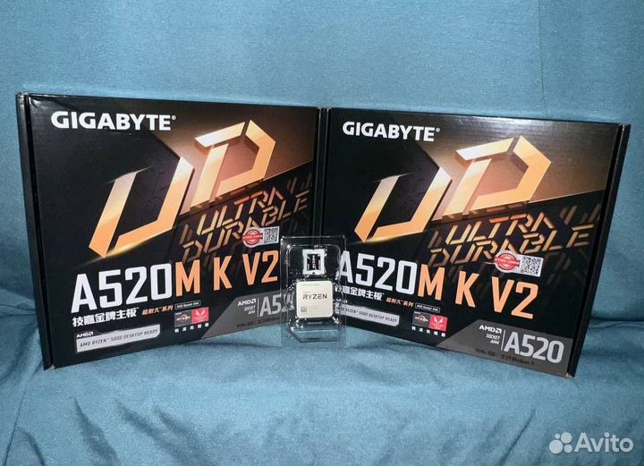Амd Ryzеn 5 5500 + gigabyte A520M K V2
